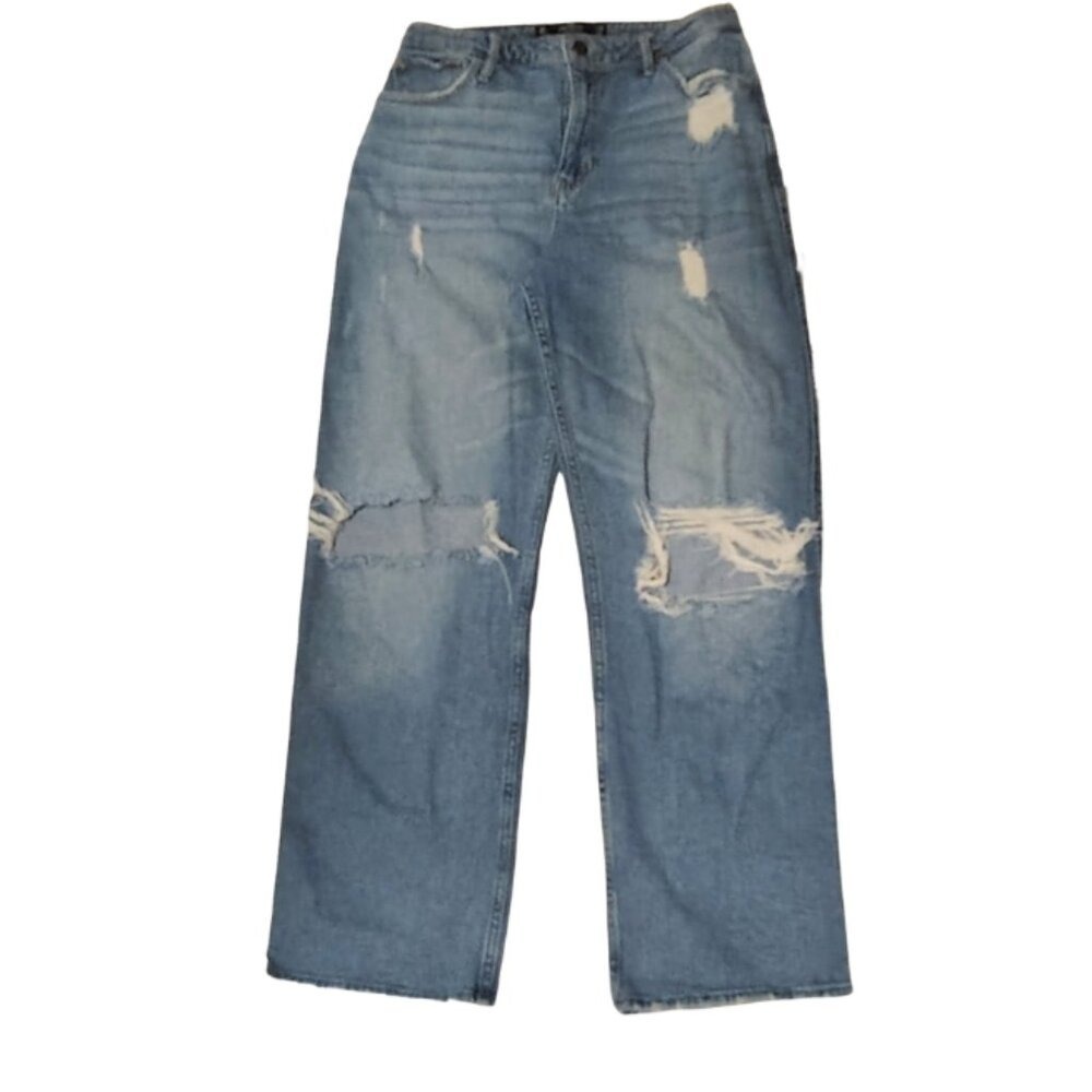 Vintage Hollister‎ Womens Dad Jeans 29x31 9R Wide Leg High Waist 90s Grunge